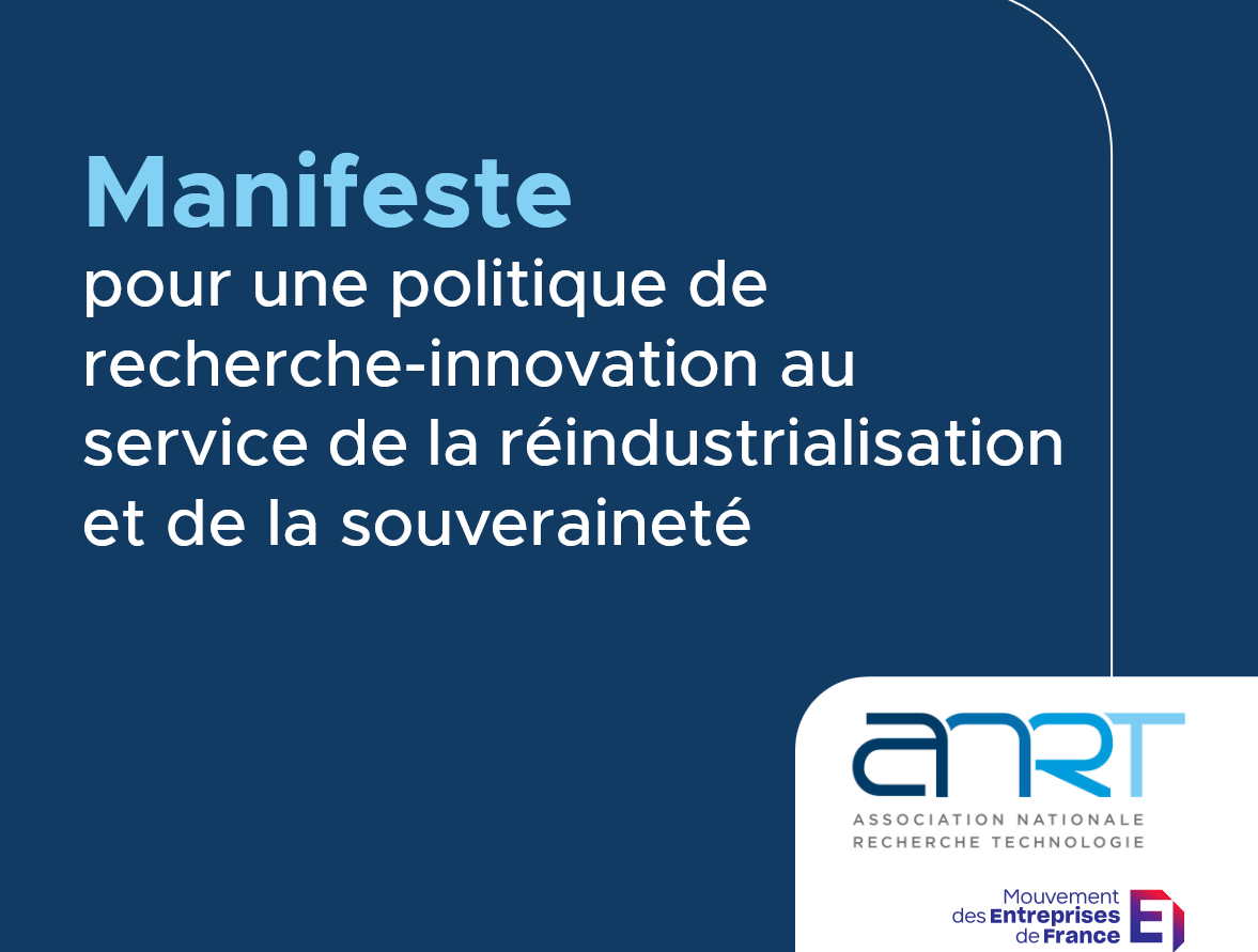 Manifeste pour une politique de recherche-innovation au service de la réindustrialisation et de la souveraineté